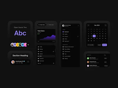 Atomize 2.0 🦄 is live atomize avatar branding dashboard datepicker design design system dropdown sidebar table typography ui variables