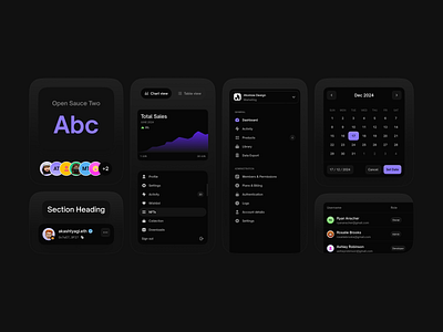 Atomize 2.0 🦄 is live atomize avatar branding dashboard datepicker design design system dropdown sidebar table typography ui variables