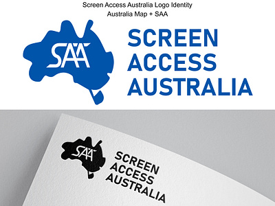 DM Me For Logo Design. australia map logo brand designre brand identity branding business creative design film garphic designer graphic design logo logo designer map minimlist modern professional saa logo screen access australia sr