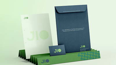 Jio Telecom - Branding ambani brand brand identity branding graphic design green jio logo reliance stationary telecom