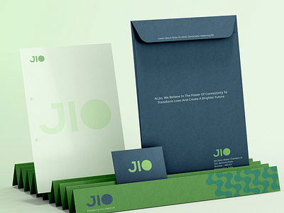 Jio Telecom - Branding ambani brand brand identity branding graphic design green jio logo reliance stationary telecom