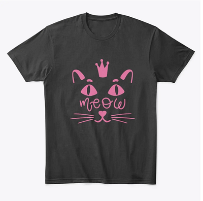 “Meow” cat t-shirt design! cat catfashion catlovers catloversclub catstyle cattee catteeth cattshirt fashionstatement giftideas kittywear purrfectdesign uniquetshirt