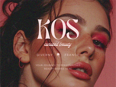 KOS - curated beauty art direction branding design identity design illustration logo logo design minimal typography