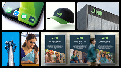 Jio Telecom - Visual Identity 5g advertise airtel ambani branding bsnl building cap communication idea internet jio logo mockup reliance telecom visual visual identity vodafone wifi