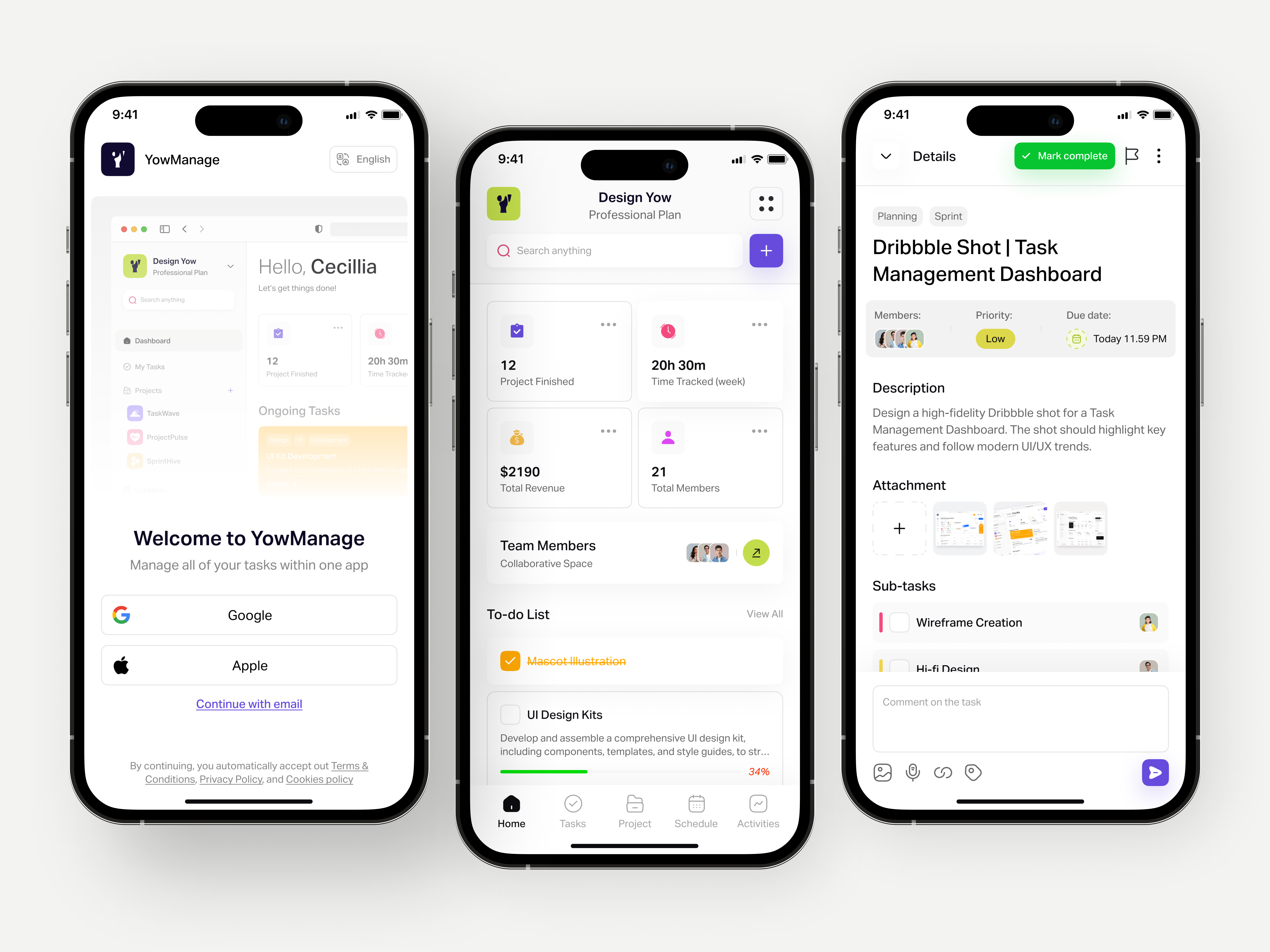 Example of Mobile App UI/UX Design (5 10screens)
