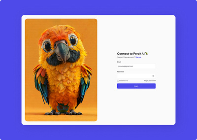 📝 SaaS UI Sign In ai animation app branding dashboard design figma form graphic design illustration light mode login logo perok ui video webapp