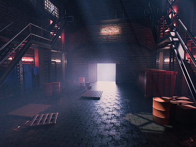 Factory 3D environment 3d 3d art 3d artwork 3d environment 3d model 3d modeling artwork environment factory graphic design