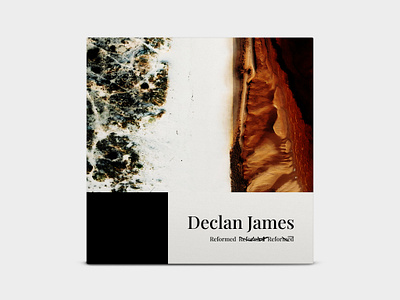 Declan James - Reformed artwork for music graphic design