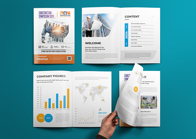 construction brochure annual report brochure design business card catalog company profile construction brochure design flyer design magazing design