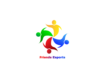 Logo Design for Friends Esports adobe adobe illustrator branding design graphic design illustration illustrator logo logo design vector