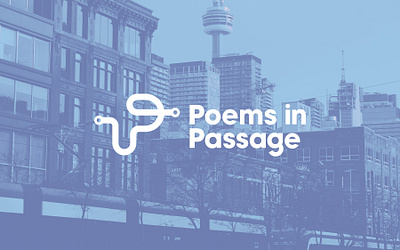 Poems in Passage Logo brand design brand identity branding logo logo design poetry poetry branding subway branding toronto toronto branding toronto transit transit ttc