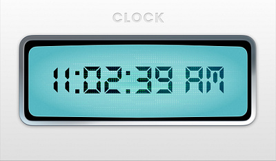 Clock - Made in Figma clock figma illustration ui