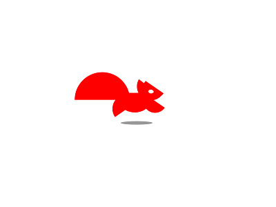 squirrel logo animal design e commerce fox friendly logo logo design minimal modern motion move run sport squirrel