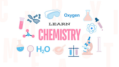 Learn Chemistry art chemical chemistry class classroom clipart design graphic graphic design icon laboratorium learn lesson school science student study vector