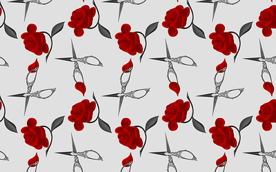 Pattern for a book 'Perfume: a story of a murderer' flower illustration illustration pattern