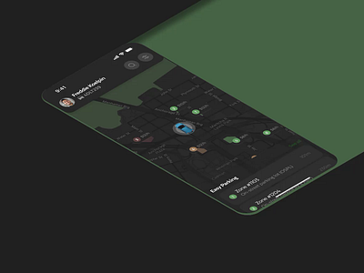 EasyParking | iOS app concept ios ios app management mobile mobile design motion parking saas uxui