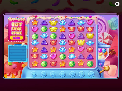 Candy Crash Slot Game animation betting blockchain casino casino game crypto gambling game game design gaming igaming illustration motion graphics slot slot game slots win