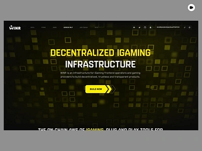 WinrGames - Landing Page animation betting blockchain crypto gambling game gaming home page igaming landing landing page scroll startup technology token website