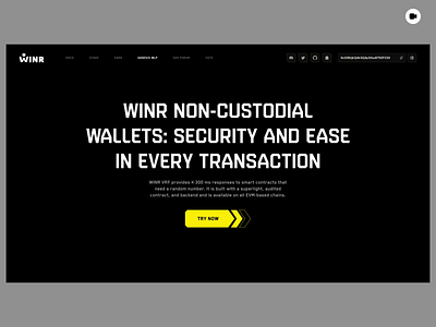 Winr Games - Landing Page blockchain crypto deposit easometrics gambling game gaming igaming illustration integration landing landing page motion graphics saas scroll startup technology transactions wallet website