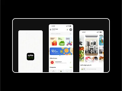 Delivery Application application design ui ux