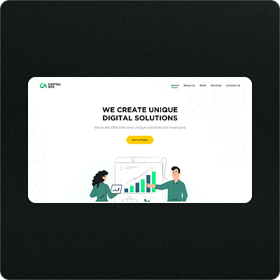 Marketing Website design ui ux website