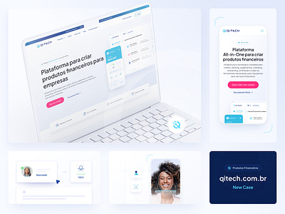 Qi Tech - Novas páginas brasil brazil figma fintech uidesign uxui webdesign website
