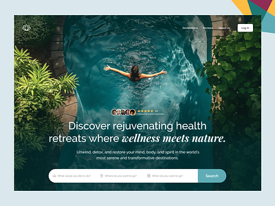 Hero Image - Concept design header illustration hero image hero section homepage luxury ui ux website website asset wellness