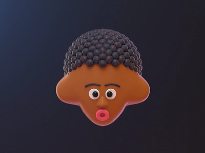 Bro 3d 3dart 3dillustration afro art blender brother c4d character cute design friend illustration render vago3d