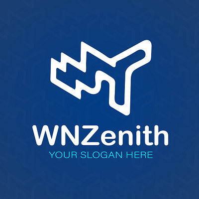 This is very simple and clean WNZenith W+N letter logo brand identity brand logo branding company logo corporate logo digital marketing graphic design illustration logo logo designer marketing modern logo n logo simple logo social media merketing w logo