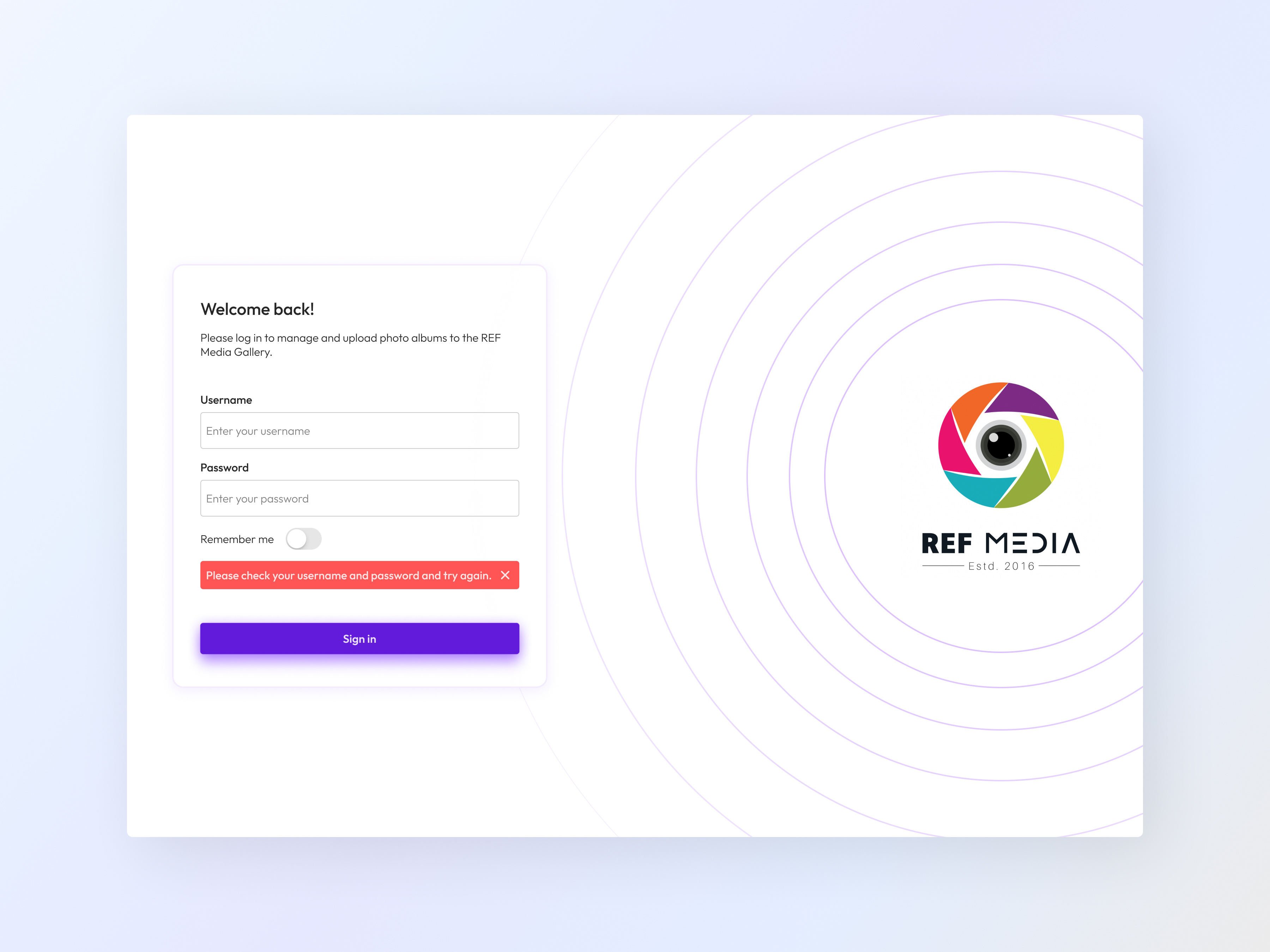 Example of Saa S UI/UX Design