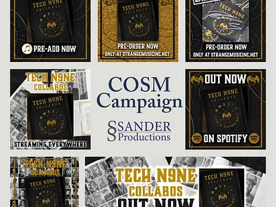 Social Media Campaign Design branding design digital graphic design marketing music web