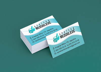 Pharmacy business cards business card design graphic design