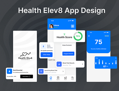 Health Elev8: Empowering Users with Personalized Health Insights ui