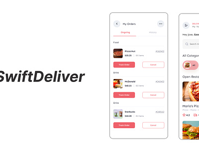 SwiftDeliver: Revolutionizing the Delivery Experience logo ui