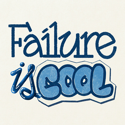 Learn from your mistakes graphic design illustration lettering letters procreate typography