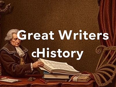 Great Writers of History branding design graphic design illustration logo vector