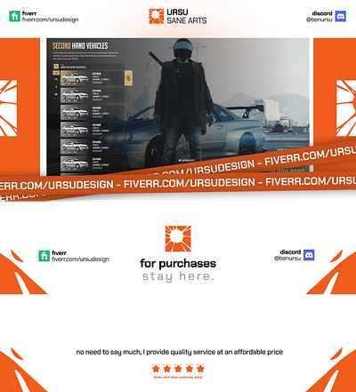 Fivem SecondHand Vehicles UI/UX for GTA V fivem fivem design fivem tasarım fivem ui fivem ui ux fivem vehicle fivem vehicle shop fivem vehicle ui ux