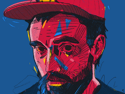 IDLES - Joe Talbot character idles illustration illustrator joe talbot lead singer people portrait portrait illustration procreate rocknroll rockstar rockstar illustrated