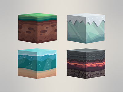 Isometric Earth Science nature