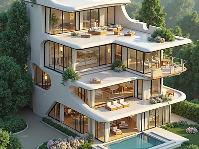 AI-generated 3D Scene. ai