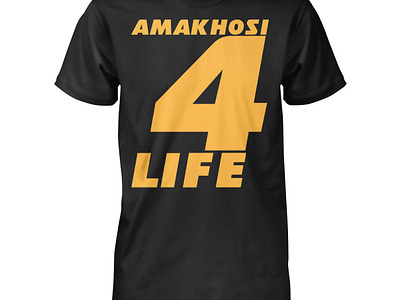 Amakhosi 4 Life Shirt design illustration