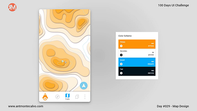 Day #029 - Map Design | 100 Days UI Challenge animation daily 100 dailyui dailyuichallenge design graphic design illustration interaction interaction design interactivity motion design ui ui design user interface design visual design