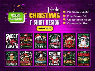 Christmas T-Shirt Design bulk t shirt design christmas t shirt custom design graphics design trendy t shirt typography t shirt vintages t shirt