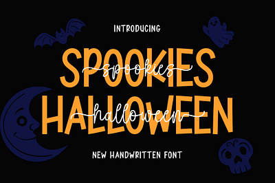 Spookies Halloween black friday boo crafting font cute font halloween handwritten happy halloween monoline octobe script script font spooky