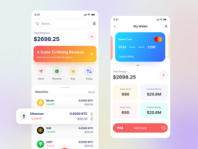 Wallet app design app design bank app design branding design finance app design hero banner minimal mobile app ui ui design uiux wallet app design wallet app ui design