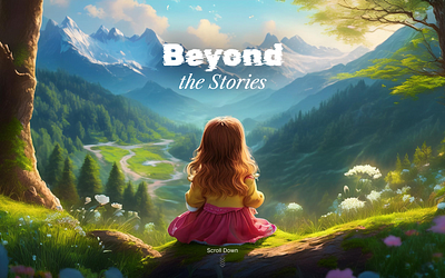 Beyond the stories✨ design firefl hero section site web