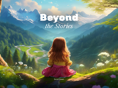 Beyond the stories✨ design firefl hero section site web