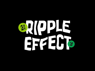 Ripple Effect Type branding custom type graphic design logo ripple ripple effect shopify type typographic typography vector