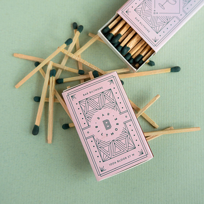 Bar Biltmore Matches art deco art deco graphics brand design graphic design matchbook matchbox matchbox design matches restaurant branding restaurant matchbox restaurant matches vintage vintage matchbox