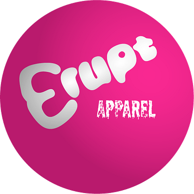 Erupt Apparel Logo branding lgbtq logo